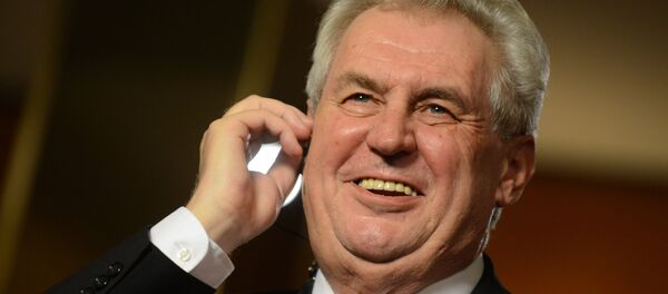 Miloš Zeman, predsednik Češke - Sputnik Srbija