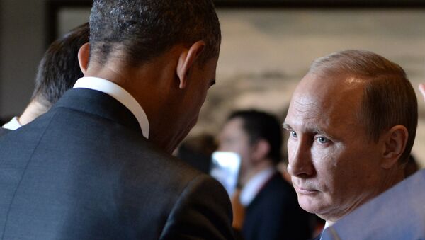 Barak Obama i Vladimir Putin - Sputnik Srbija